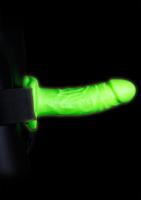 Realistic 7&apos;&apos; Strap-on Harness - GitD - Neon Green/Black