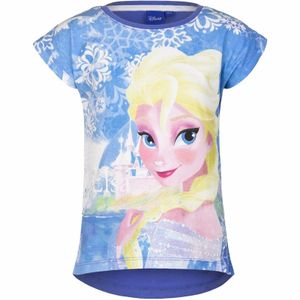 Frozen t-shirt blauw voor meisjes 128 (8 jaar)  -