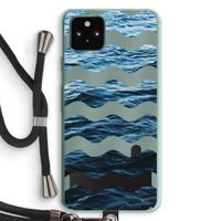 Oceaan: Pixel 5a 5G Transparant Hoesje met koord