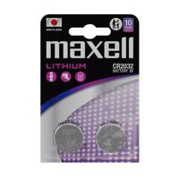 Maxell CR2032 Lithium batterijset 2 stuks. Maxell CR2032 Lithium batterijset 2 stuks.