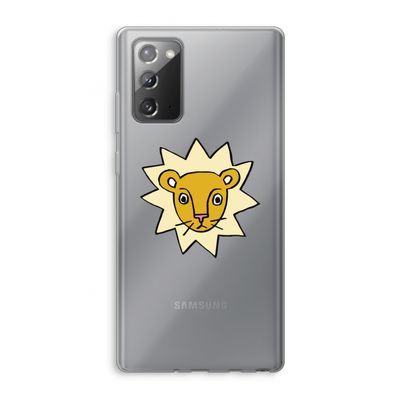 Kleine leeuw: Samsung Galaxy Note 20 / Note 20 5G Transparant Hoesje