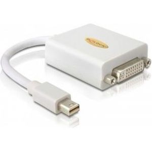 DeLOCK Adapter mini Displayport / DVI FM 0,18 m mini Displayport 20-pin M DVI 24+5 pin FM Wit