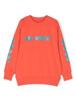 Off-White Kids sweat à logo imprimé - Orange - thumbnail