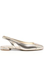 Stuart Weitzman ballerines Crystal Slingback - Or - thumbnail