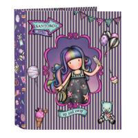 Ringmap Gorjuss Up and away Paars A4 27 x 33 x 6 cm