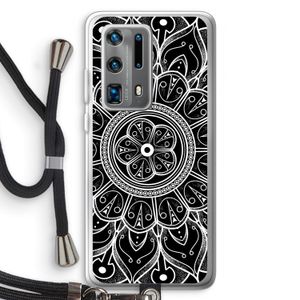 Roses Are Red: Huawei P40 Pro Plus Transparant Hoesje met koord