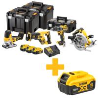 DeWALT DCK480P3T Accu combiset 4-delig 18V XR 5.0Ah in TSTAK