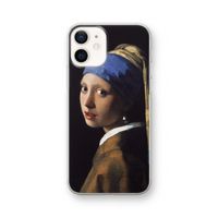 The Pearl Earring: iPhone 12 Transparant Hoesje