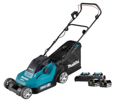 Makita DLM382PT2 | Accu Grasmaaier | 38 cm | met 2x 18v 5.0ah accu&apos;s