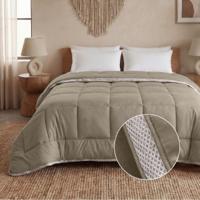 Sale: -43% | Wasbaar Lazy Dekbed Zonder Overtrek - Zonder Overtrek - 3D Air - Taupe - Dekbed-Discounter.nl