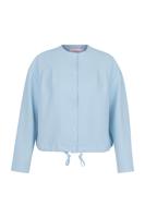 Selma waffle jacket - pastel blue - 13586