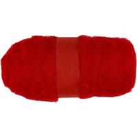 Creativ Company Gekaarde wol, rood, 100 gr/ 1 bol