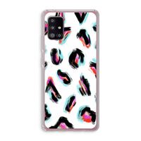 Cheetah color: Samsung Galaxy A51 5G Transparant Hoesje