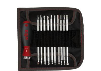 Wiha Set precisieschroevendraaiers | 11-delig | sleuf / PH / PZD / TX / 6-kant | 1 stuk - 03591 - 03591