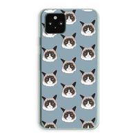 It's a Purrr Case: Google Pixel 5a 5G Transparant Hoesje