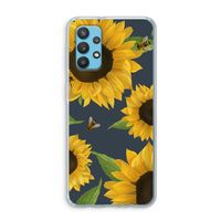 Sunflower and bees: Samsung Galaxy A32 4G Transparant Hoesje