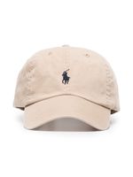 Polo Ralph Lauren casquette en coton à logo brodé - Tons neutres - thumbnail