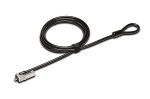 Kensington Slim Combination Ultra Cable Lock voor Standard Slot beveiliging