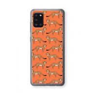 Cheetah: Samsung Galaxy A31 Transparant Hoesje
