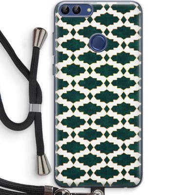 Moroccan tiles: Huawei P Smart (2018) Transparant Hoesje met koord