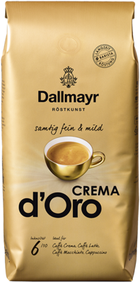 Dallmayr Crema d'Oro bonen 1 kg Korte THT