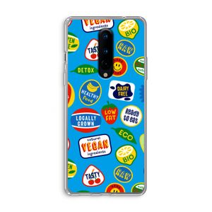 Fruitsticker: OnePlus 8 Transparant Hoesje