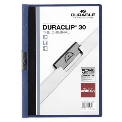 Documenthouder Durable Duraclip 30 Donkerblauw Hemelsblauw A4 25 Onderdelen