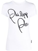 Philipp Plein t-shirt à ornements en cristal - Blanc - thumbnail