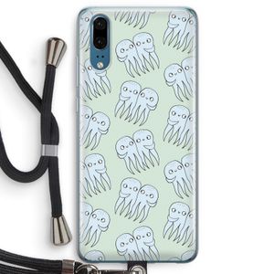 Octopussen: Huawei P20 Transparant Hoesje met koord