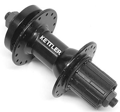 Kettler achternaaf cassette 8/9/10 speed uitval zwart 32 gaats 6-punt