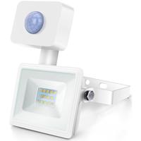 LED Bouwlamp met Bewegingssensor - 10W Natuurlijk Wit 4000K - IP65 Waterdicht