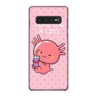 Love You A Lotl: Samsung Galaxy S10 4G Volledig Geprint Hoesje
