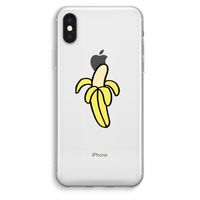 Banana: iPhone XS Max Transparant Hoesje