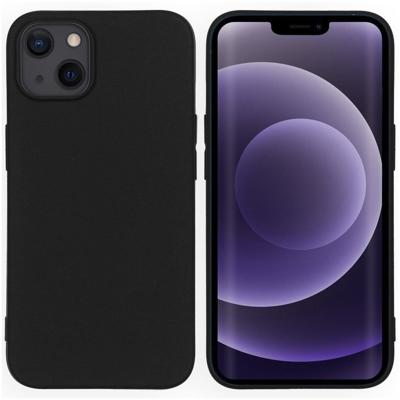 Accezz Color Case voor Apple iPhone 13 Telefoonhoesje Zwart