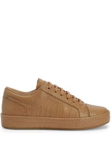 Giuseppe Zanotti Gz City leather sneakers - Marron