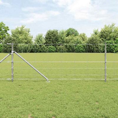 Weidehekwerk Zilver 25 x 0.8 m Gegalvaniseerd staal