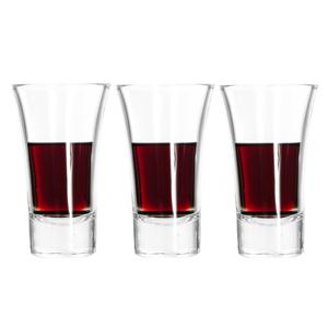 Shotglazen - set 3x - 80 ml - glas - borrelglazen