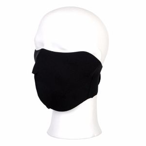 Zwart biker masker voor volwassennen