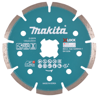 Makita Accessoires Diamantschijf 125mm - E-02076 - E-02076