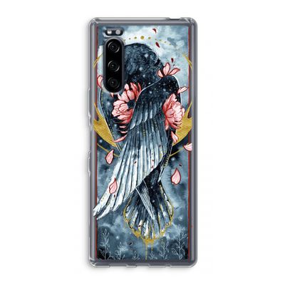 Golden Raven: Sony Xperia 5 Transparant Hoesje