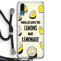 Lemonade: Huawei P20 Transparant Hoesje met koord Lemonade: Huawei P20 Transparant Hoesje met koord