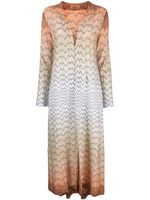 Missoni cardigan à motif zigzag - Or