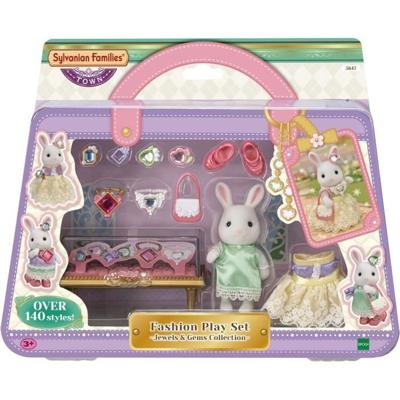 Sylvanian Families - De modekoffer met sneeuwkonijn en grote zus