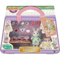 Sylvanian Families - De modekoffer met sneeuwkonijn en grote zus