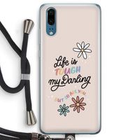 Tough Life: Huawei P20 Transparant Hoesje met koord