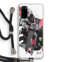 Dissimulation du réel: Samsung Galaxy S20 Transparant Hoesje met koord