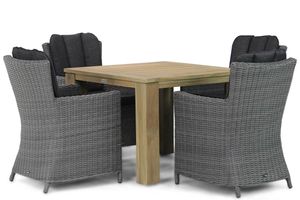 Garden Collections Venerdi/Brighton 100 cm dining tuinset 5-delig