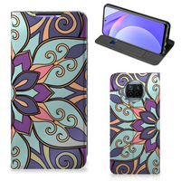 Xiaomi Mi 10T Lite Smart Cover Purple Flower - thumbnail