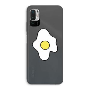 Spiegelei: Xiaomi Redmi Note 10 5G Transparant Hoesje