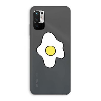 Spiegelei: Xiaomi Redmi Note 10 5G Transparant Hoesje